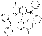 CAS 登录号：649559-68-2， 7,7'-二(二苯基膦基)-4,4'-二甲基-3,3',4,4'-四氢-2H,2'H-8,8'-联-1,4-苯并恶嗪