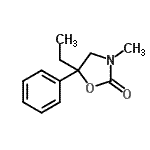 CAS 登录号：649568-45-6， 5-乙基-3-甲基-5-苯基-1,3-恶唑烷-2-酮