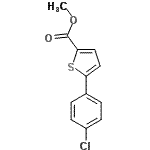 CAS 登录号：649569-56-2， 甲基5-(4-氯苯基)-2-噻吩羧酸酯