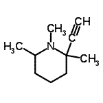 CAS#: 6496-67-9, 2-Ethynyl-1,2,6-Trimethylpiperidine
