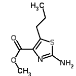 CAS#: 649736-98-1, Methyl 2-amino-5-propyl-1,3-thiazole-4-carboxylate