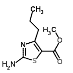 CAS#: 649737-00-8, Methyl 2-amino-4-propyl-1,3-thiazole-5-carboxylate
