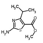 CAS#: 649737-05-3, Methyl 2-amino-4-isopropyl-1,3-thiazole-5-carboxylate