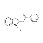 CAS#: 64978-76-3, (2Z)-2-(3-Methyl-1,3-benzothiazol-2(3H)-ylidene)-1-phenylethanethione