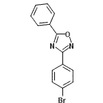 CAS#: 65004-19-5, 3-(4-Bromophenyl)-5-phenyl-1,2,4-oxadiazole