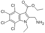 CAS#: 65048-02-4, 2-Aminomethyl-1-Ethyl-4,5,6,7-Tetrachloro -1H-Indole-3-Carboxylic Acid Ethyl Ester