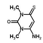 CAS 登录号：6506-84-9， 6-氨基-1,3-二甲基-4-硫代-3,4-二氢-2(1H)-嘧啶酮