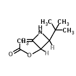 CAS#: 650625-21-1, 2-(2-Methyl-2-propanyl)-4-oxo-3-azetidinyl acetate
