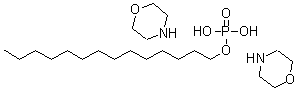 CAS 登录号：65104-60-1， 十四烷基磷酸酯二吗啉鎓盐