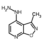 CAS 登录号：651054-75-0， 4-肼基-3-甲基[1,2]恶唑并[5,4-b]吡啶