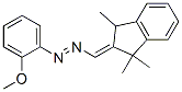 CAS 登录号：65122-05-6， [(1,3-二氢-1,1,3-三甲基-2H-茚-2-亚基)甲烷]偶氮(2-甲氧基苯)