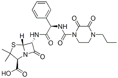 CAS#: 65125-88-4, (2S,5R,6R)-6-[[(R)-[[(2,3-Dioxo-4-Propylpiperazin-1-Yl)Carbonyl]Amino]Phenylacetyl]Amino]-3,3-Dimethyl-7-Oxo-4-Thia-1-Azabicyclo[3.2.0]Heptane-2-Carboxylic Acid