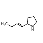 CAS#: 651321-58-3, 2-[(1E)-1-Buten-1-yl]pyrrolidine