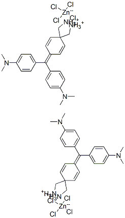 CAS#: 65138-69-4, Bis[[4-[Bis[4-(Dimethylamino)Phenyl]Methylene]Cyclohexa-2,5-Dien-1-Ylidene]Dimethylammonium] Tetrachlorozincate(2-)