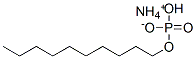 CAS 登录号：65138-73-0， 癸基磷酸氢酯铵盐