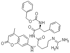 CAS 登录号：65147-22-0， N-[(苯基甲氧基)羰基]-L-苯丙氨酰-N-(4-甲基-2-氧代-2H-1-苯并吡喃-7-基)-L-精氨酰胺