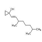 CAS 登录号：65147-72-0， 1-[(1E)-3,7-二甲基-1-辛烯-1-基]环丙醇