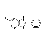 CAS#: 65147-89-9, 6-Bromo-2-phenyl-1H-imidazo[4,5-b]pyridine