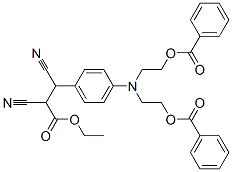 CAS#: 65151-61-3, Ethyl 3-[4-[Bis[2-(Benzoyloxy)Ethyl]Amino]Phenyl]-2,3-Dicyanopropionate