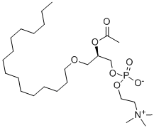 CAS#: 65154-06-5, 1-O-Hexadecyl-2-Acetyl-Sn-Glycero-3-Phosphocholine