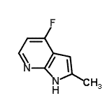 CAS#: 651744-27-3, 4-Fluoro-2-methyl-1H-pyrrolo[2,3-b]pyridine