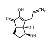 CAS#: 652133-04-5, (3aR,4S,6aR)-3-Allyl-2,3a,4-trihydroxy-4,5,6,6a-tetrahydro-1(3aH)-pentalenone
