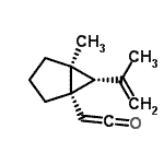 CAS 登录号：652158-71-9， 2-[(1R,5S,6S)-6-异丙烯基-5-甲基双环[3.1.0]己-1-基]乙烯酮