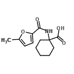 CAS#: 652171-88-5, 1-[(5-Methyl-2-furoyl)amino]cyclohexanecarboxylic acid