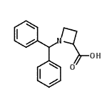 CAS 登录号：65219-11-6， 1-(二苯基甲基)-2-吖丁啶羧酸