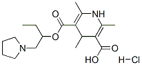 CAS#: 65238-77-9, 2,4,6-Trimethyl-5-(1-Pyrrolidin-1-Ylbutan-2-Yloxycarbonyl)-1,4-Dihydropyridine-3-Carboxylic Acid Hydrochloride