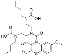 CAS#: 65241-11-4, Di(Butylcarbamic Acid) 2,2'-[[(2-Methoxy-10H-Phenothiazin-10-Yl)Carbonyl]Imino]Bisethyl Ester