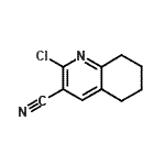 CAS#: 65242-27-5, 2-Chloro-5,6,7,8-tetrahydro-3-quinolinecarbonitrile