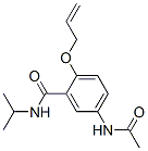 CAS 登录号：6525-21-9， 5-(乙酰氨基)-2-(烯丙氧基)-N-异丙基苯甲酰胺