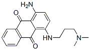 CAS 登录号：65274-31-9， 1-氨基-4-[[3-(二甲基氨基)丙基]氨基]蒽醌