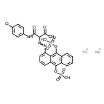CAS#: 6535-53-1, 2-[2-[9,10-Bis(Sulfooxy)-1-Anthracenyl]Diazenyl]-N-(4-Chlorophenyl)-3-Oxo-Butanamide Sodium Salt (1:2)