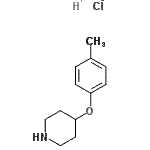 CAS#: 65367-97-7, 4-(4-Methylphenoxy)piperidine hydrochloride (1:1)