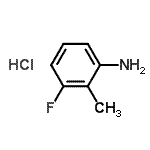 CAS#: 654-20-6, 3-Fluoro-2-Methylaniline Hydrochloride (1:1)