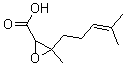 CAS 登录号：65416-36-6， 3-甲基-3-(4-甲基-3-戊烯-1-基)-2-环氧乙烷羧酸