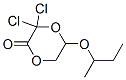 CAS 登录号：65423-14-5， 3,3-二氯-5-(1-甲基丙氧基)-1,4-二恶烷-2-酮