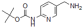 CAS 登录号：654679-12-6， 5-(氨基甲基)-2-(N-叔丁氧羰基)氨基吡啶