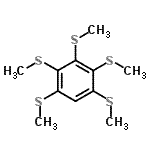 CAS#: 65516-74-7, 1,2,3,4,5-Pentakis(methylsulfanyl)benzene