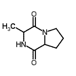 CAS#: 65556-33-4, 3-Methylhexahydropyrrolo[1,2-a]pyrazine-1,4-dione