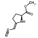 CAS#: 65571-73-5, Methyl (5E)-5-(cyanomethylene)-L-prolinate