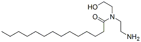 CAS 登录号：65588-70-7， N-(2-氨基乙基)-N-(2-羟基乙基)肉豆蔻酰胺