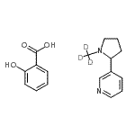 CAS#: 65636-94-4, 2-hydroxybenzoic acid;3-[1-(trideuteriomethyl)pyrrolidin-2-yl]pyridine