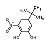 CAS 登录号：656811-50-6， 5-(2-甲基-2-丙基)-3-硝基-1,2-苯二酚