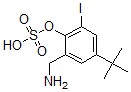 CAS 登录号：65687-13-0， [2-(氨基甲基)-4-叔-丁基-6-碘苯基]硫酸氢酯