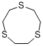 CAS 登录号：6573-11-1， 1,4,7-三硫杂环壬烷
