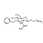 CAS#: 65730-00-9, Allyl 2-acetamido-3-O-benzyl-2-deoxyhexopyranoside