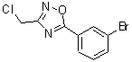 CAS 登录号：657423-61-5， 5-(3-溴苯基)-3-(氯甲基)-1,2,4-恶二唑